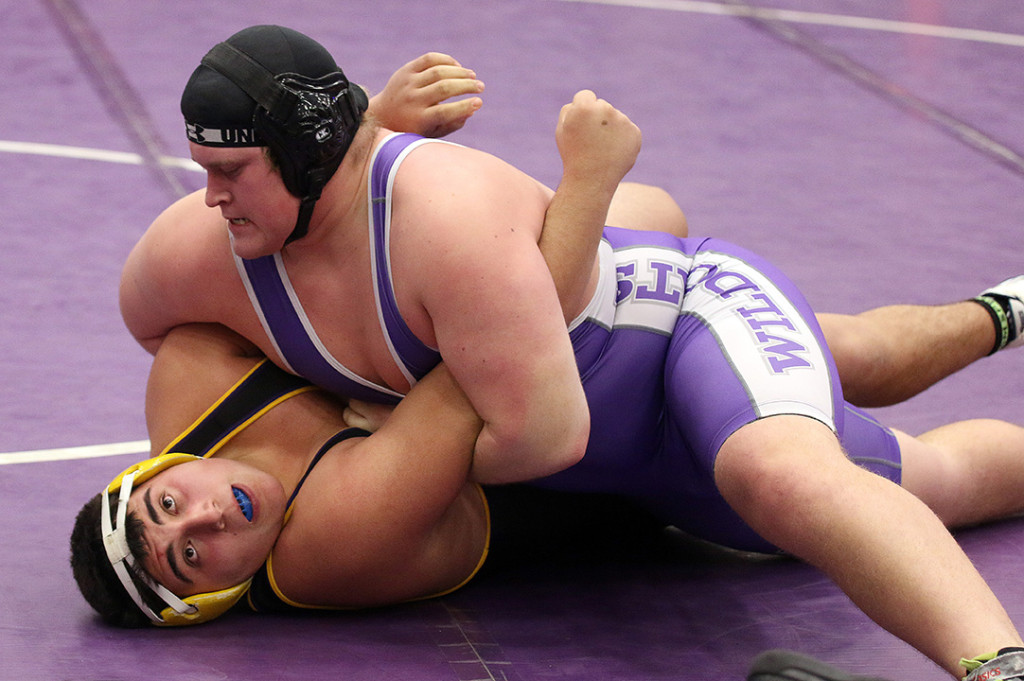 Anders Vance won a regional title in the 285-pound weight class last February as he was one of five Wildcats to earn state bids. 