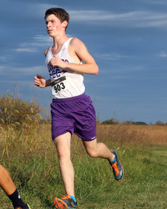 Wyatt Reece earned honorable mention all-Frontier League honors following the league race Thursday at Lewis-Young Park.