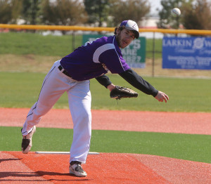Senior Colton Smith pitched a complete game for the Wildcats against Fort Scott and had five strikeouts.