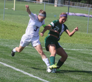 Center back Rylee Bergh was named first team all-league as she led the Wildcat defense.